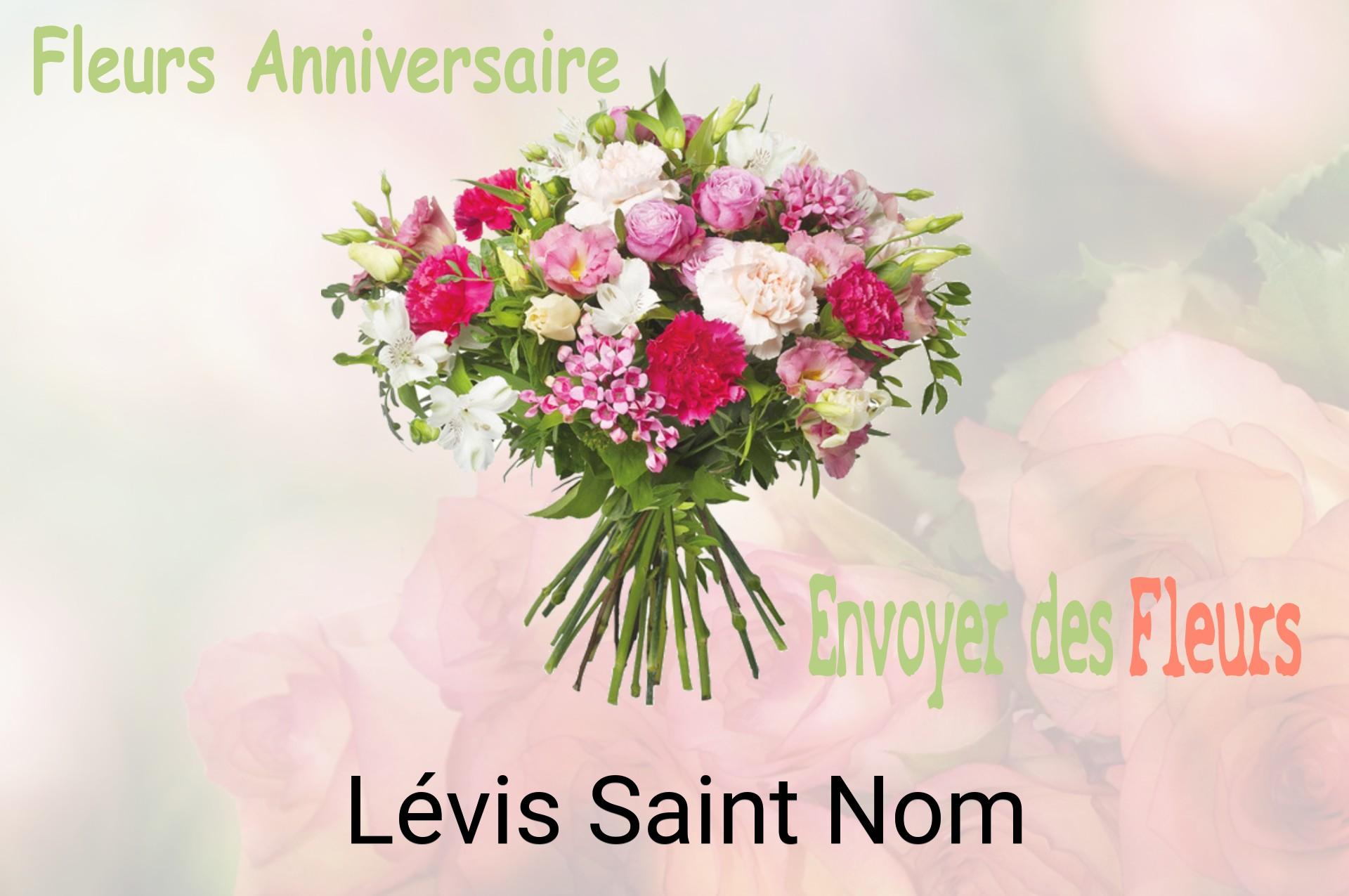 Bouquet de fleurs d’anniversaire livré à Lévis-Saint-Nom