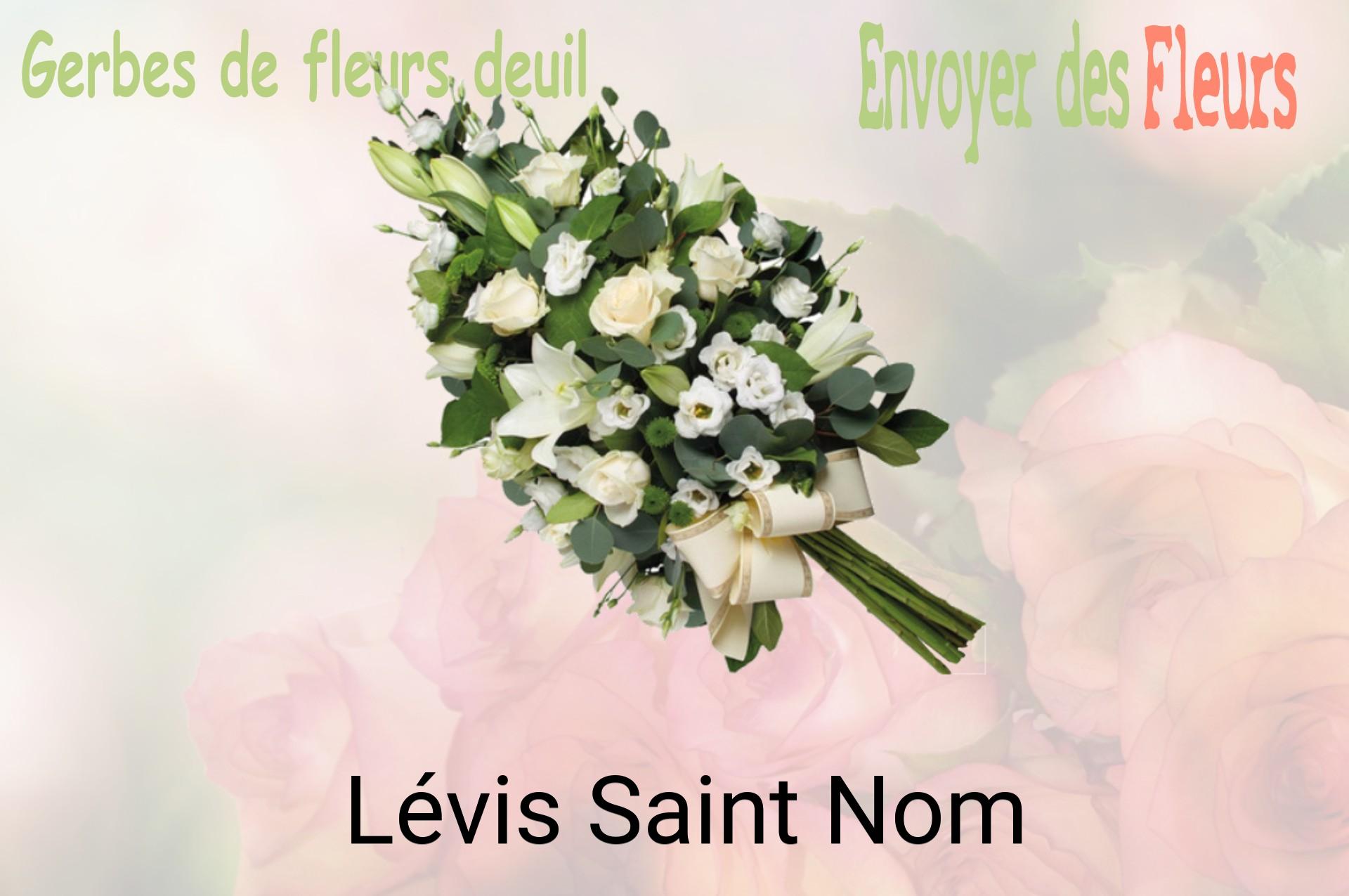 Gerbe de fleurs de deuil livrée à Lévis-Saint-Nom